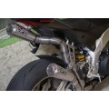 FM Projects GP Double Racing Half System / Slip-on in Titanium for Aprilia RSV4 1100 and Tuono FM Projects GP Double Racing Half System / Slip-on in Titanium for Aprilia RSV4 1100 and Tuono